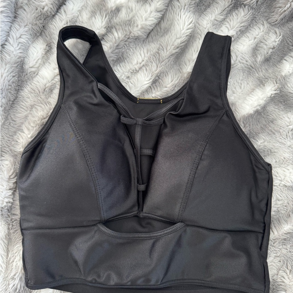 Black Women's Sports Bra